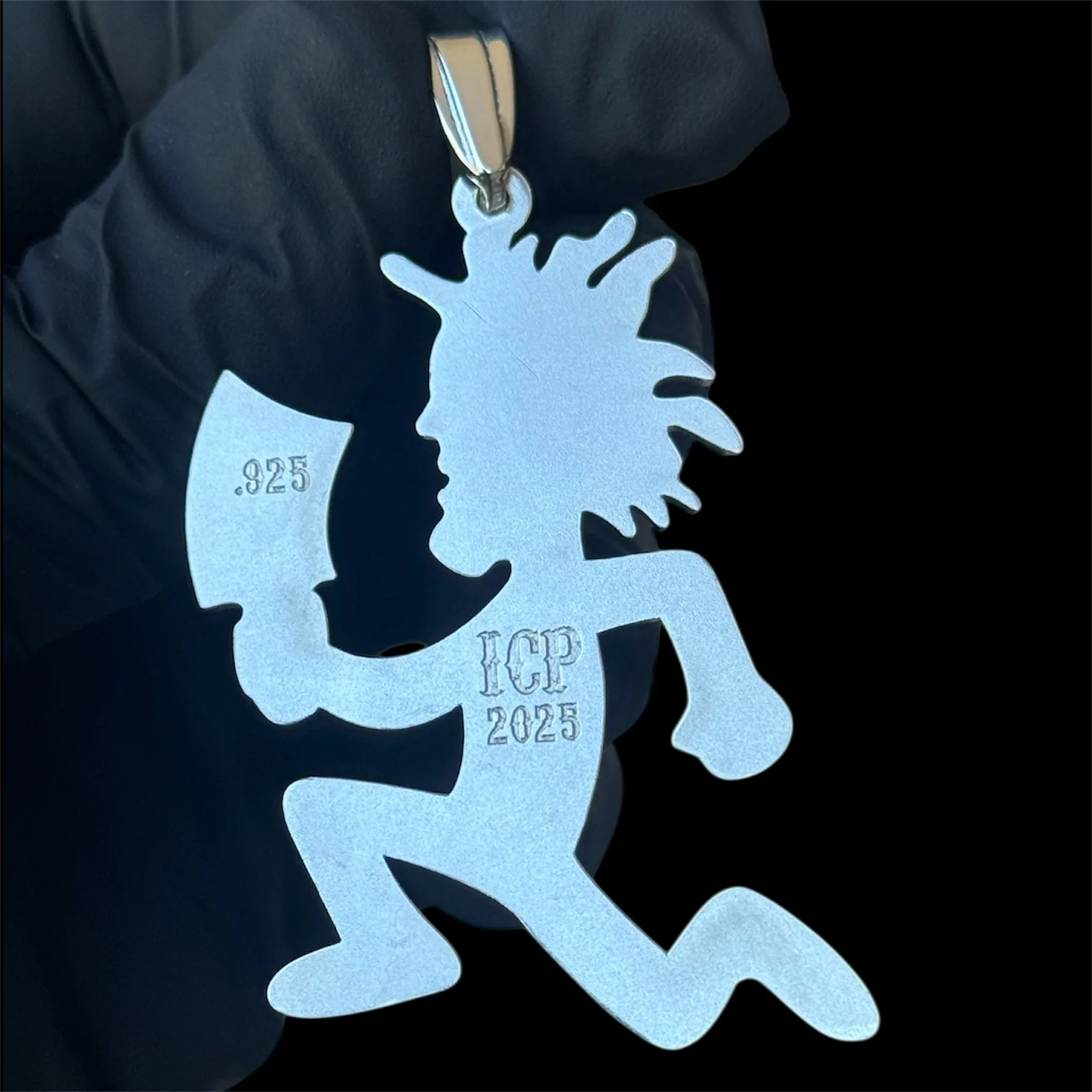 2 Inch Silver Hatchetman Charm - Image 2