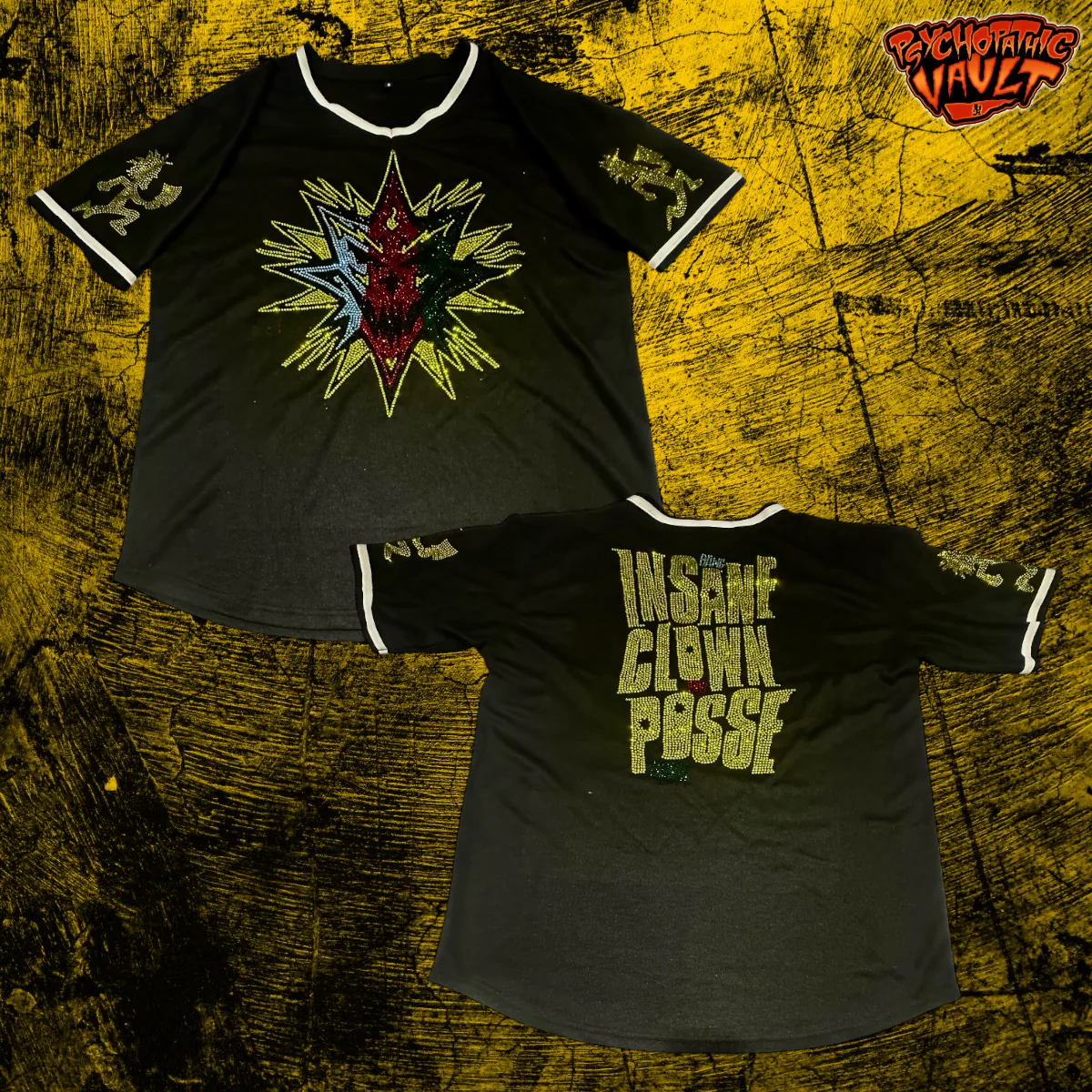 Bang Pow Boom Rhinestone Football Jersey