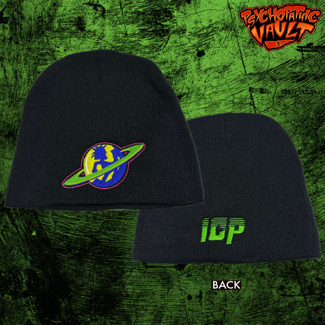 Hatchetman Saturn with ICP on Back Beanie