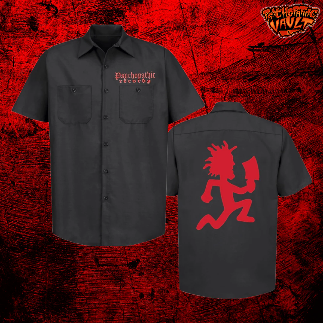 Black Psychopathic Records Work Shirt