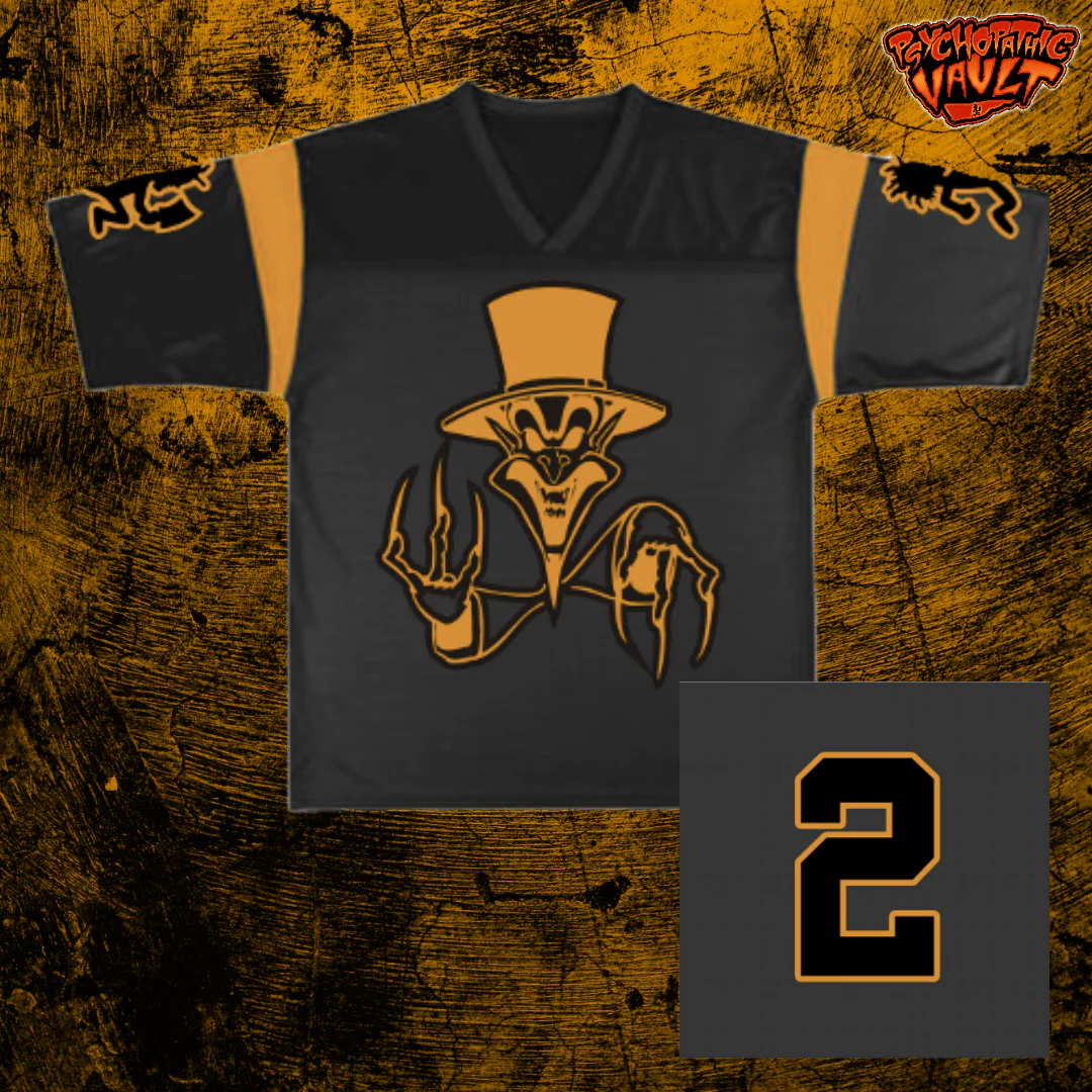 Black Ringmaster Number 2 Football Jersey