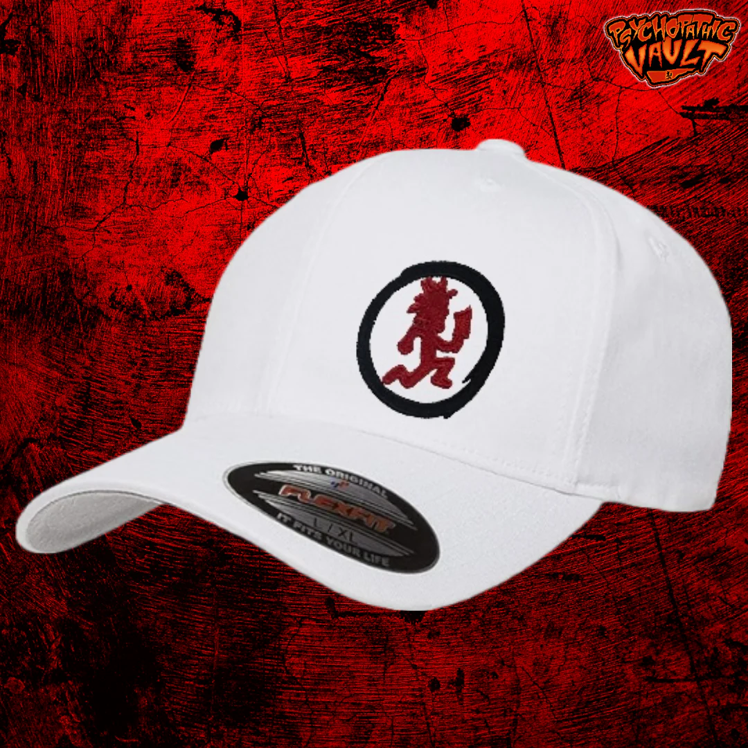 White Cirlcle Hatchetman Baseball Flexfit Baseball Hat