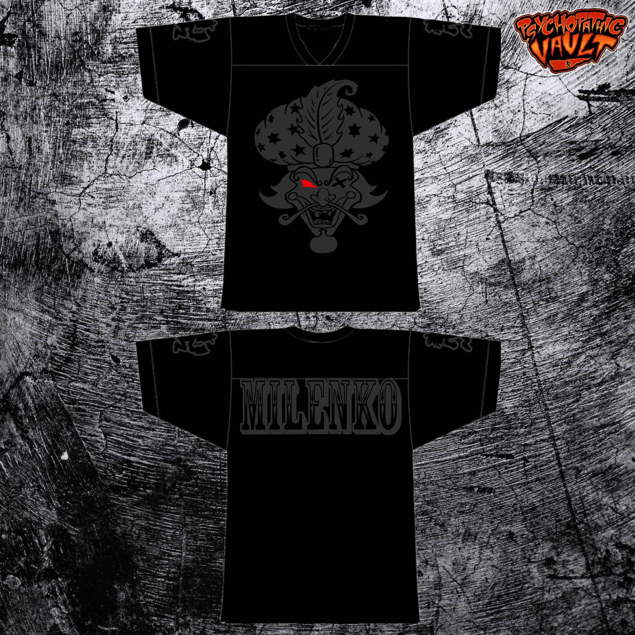 Great Milenko Blackout Football Jersey