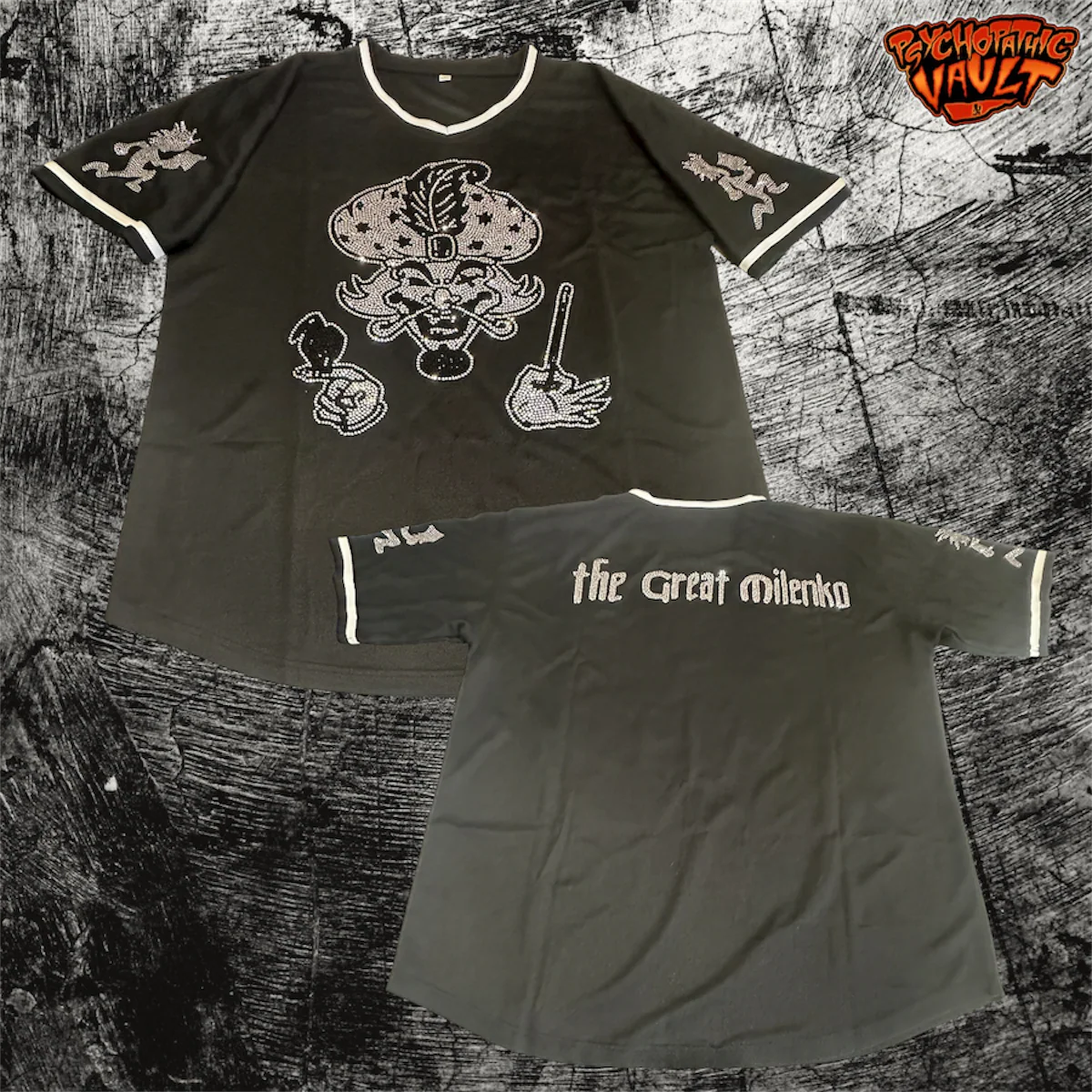 Great Milenko Rhinestone Football Jersey
