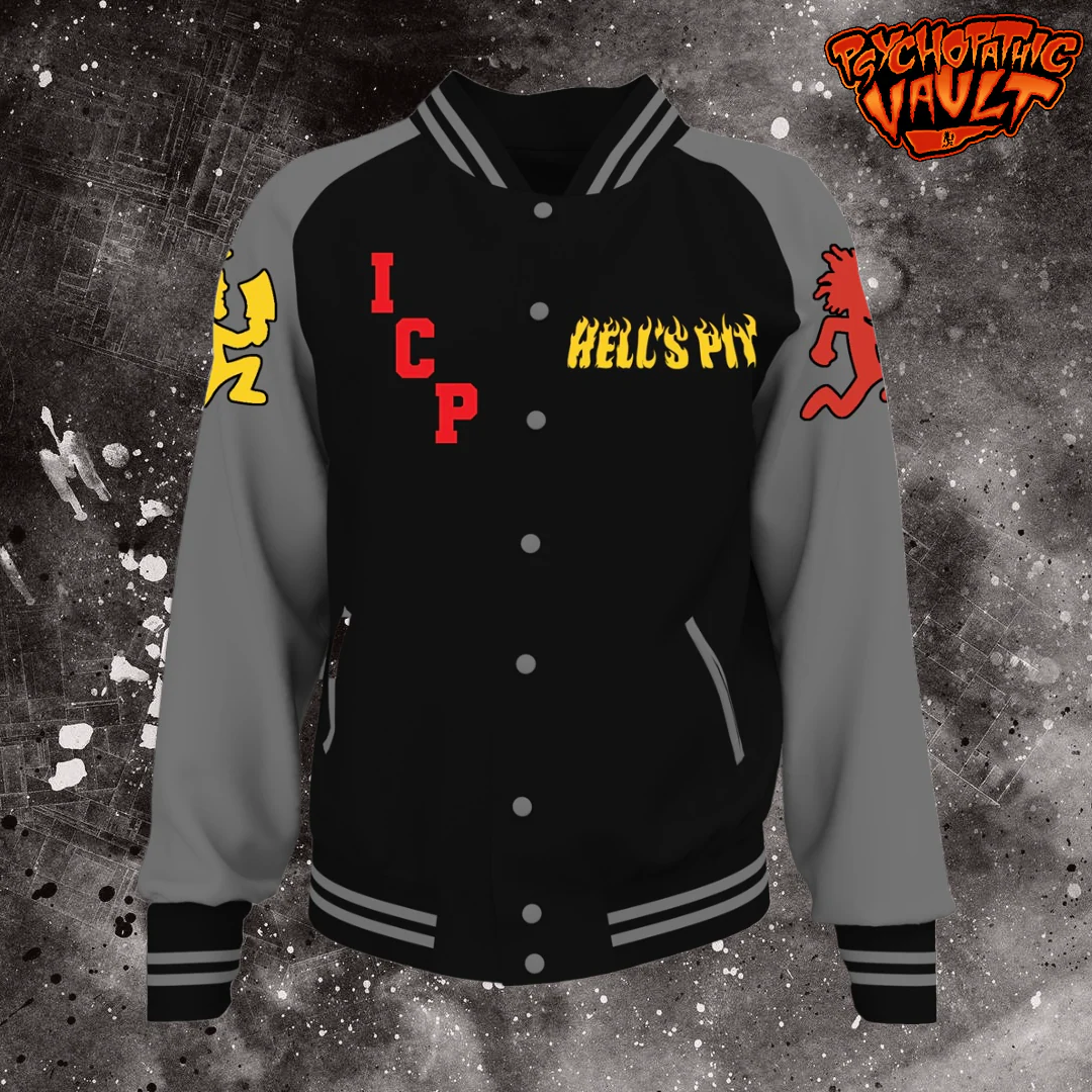 Hell's Pit Satin Baseball Jacket