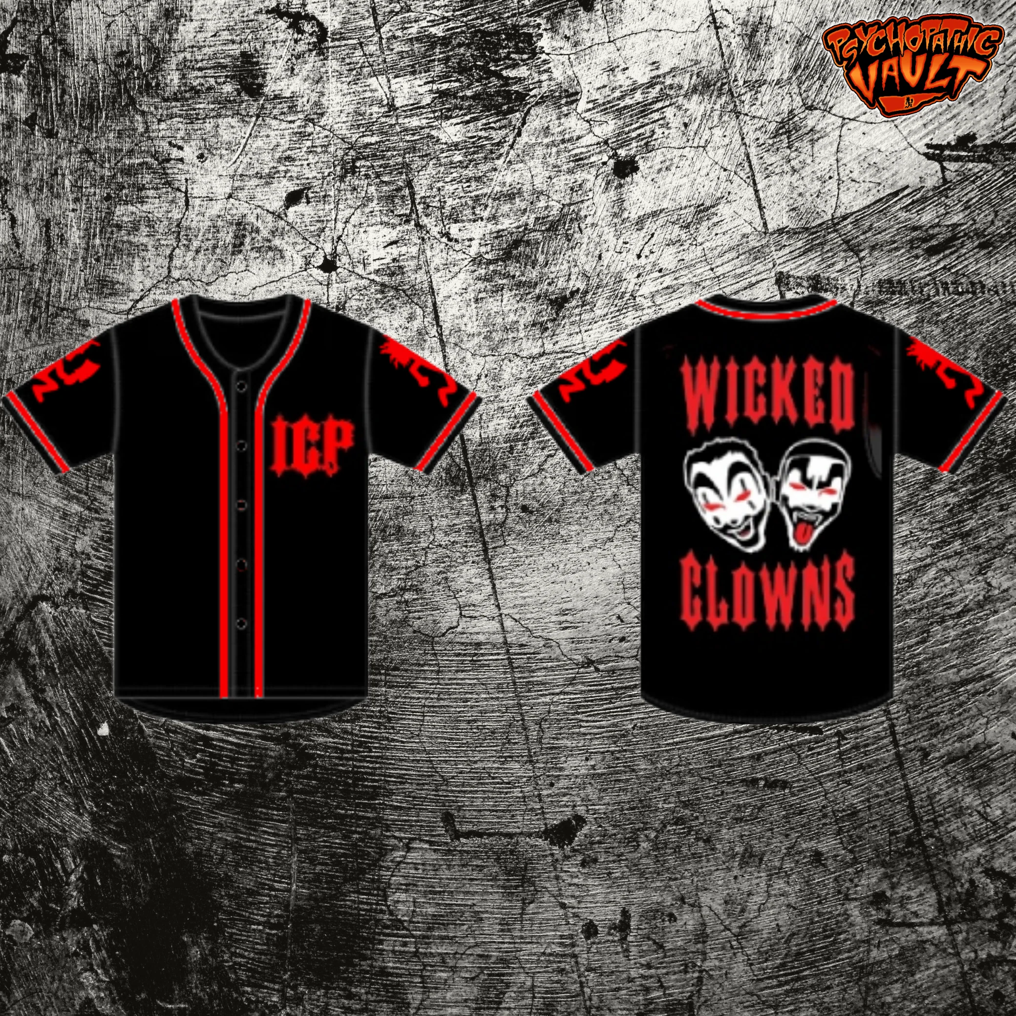 ICP Wicked Clowns Baseball Jersey
