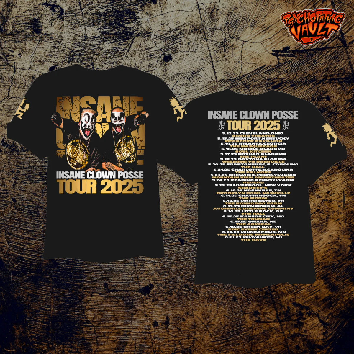 Insane Clown Posse Tour 2025 Shirt