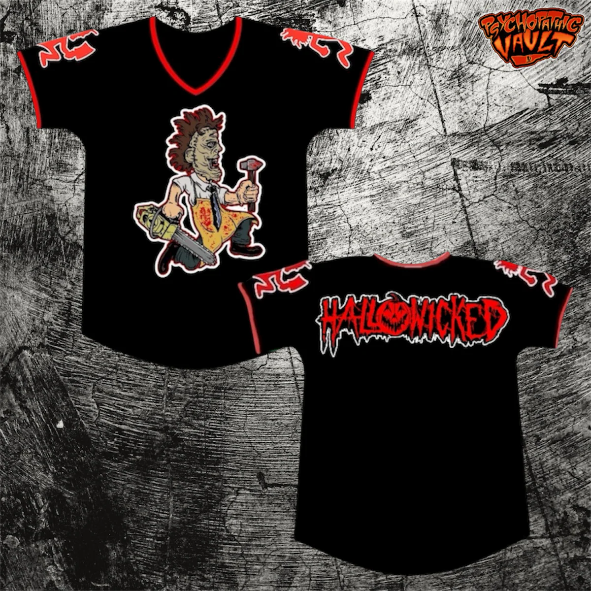 Leatherface Hatchetman Football Jersey