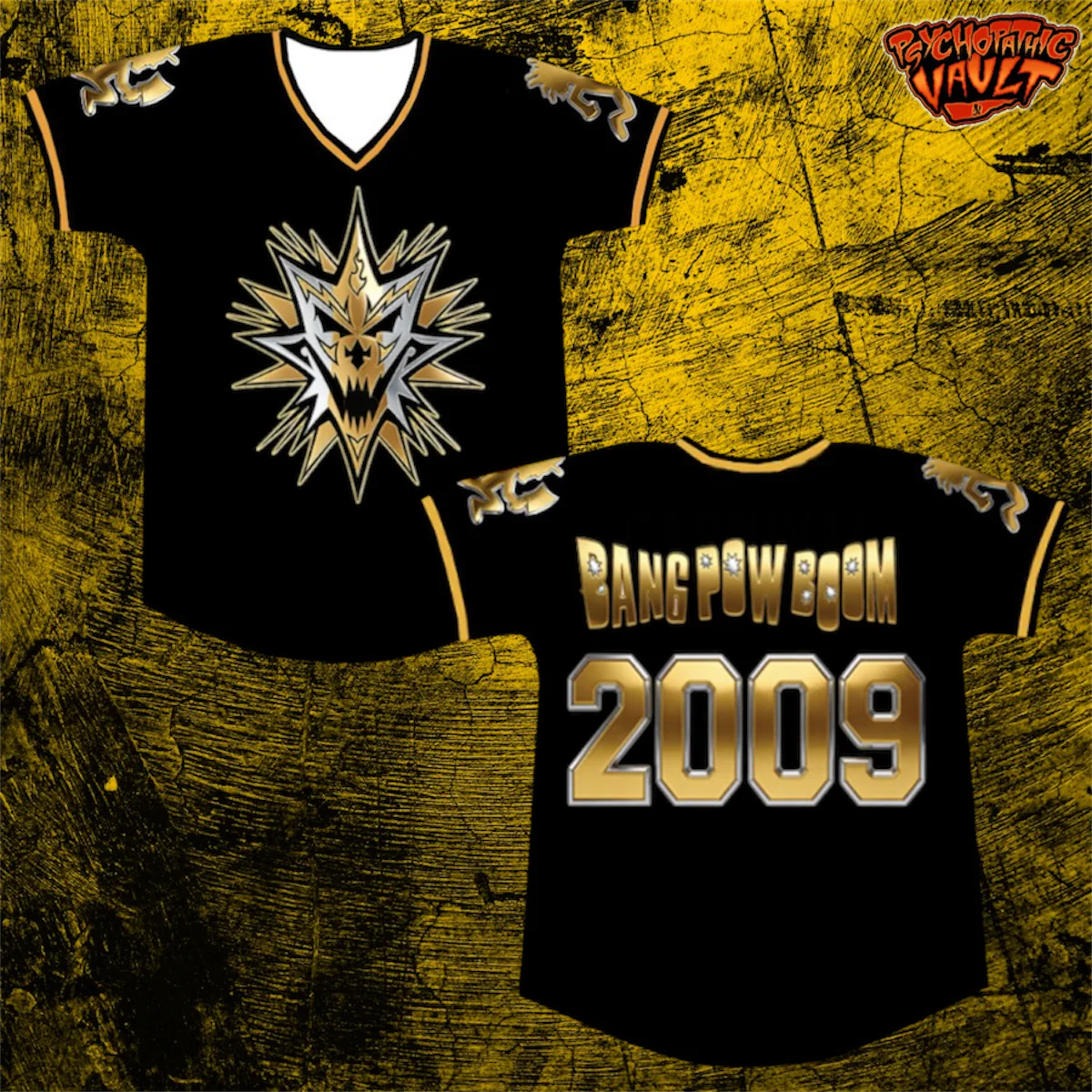 Metallic Bang Pow Boom Football Jersey