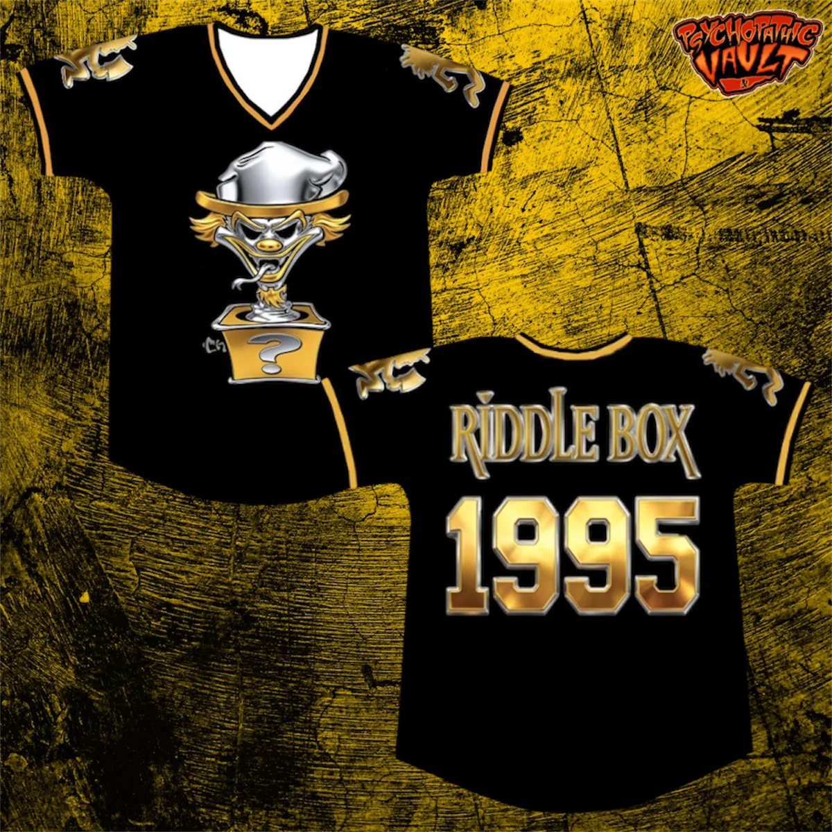 Metallic Riddle Box Football Jersey
