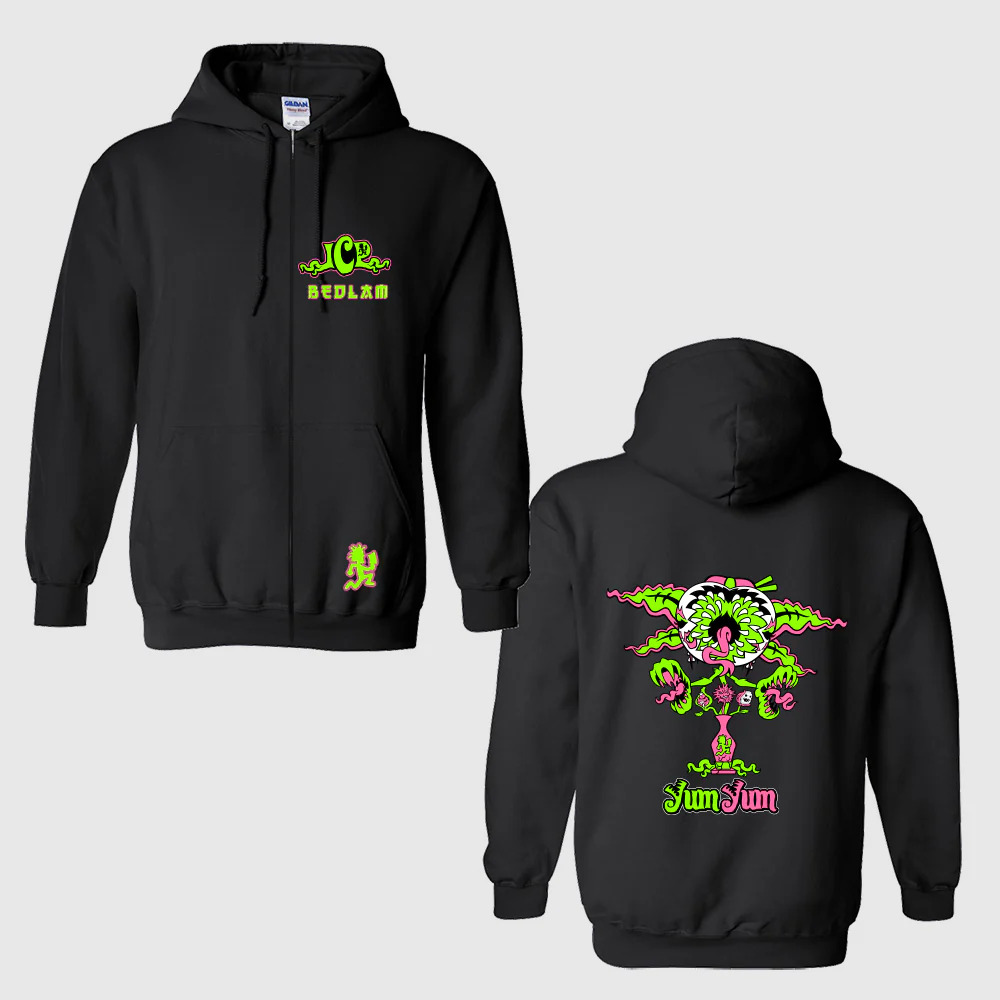 Yum Yum Bedlam Open Face Zip Up Hoodie