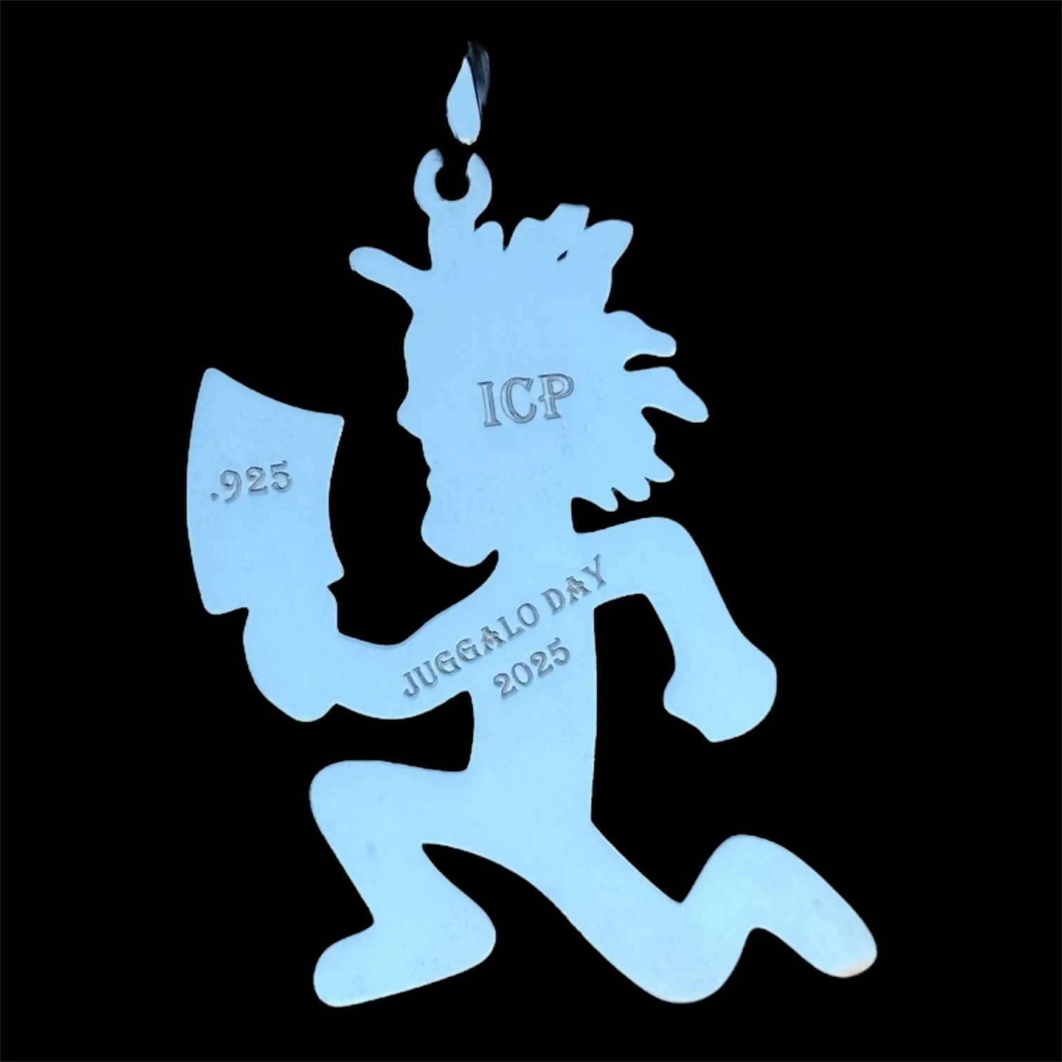 (PRE-ORDER) 2 Inch Silver DCG Hatchetman Charm - Image 2