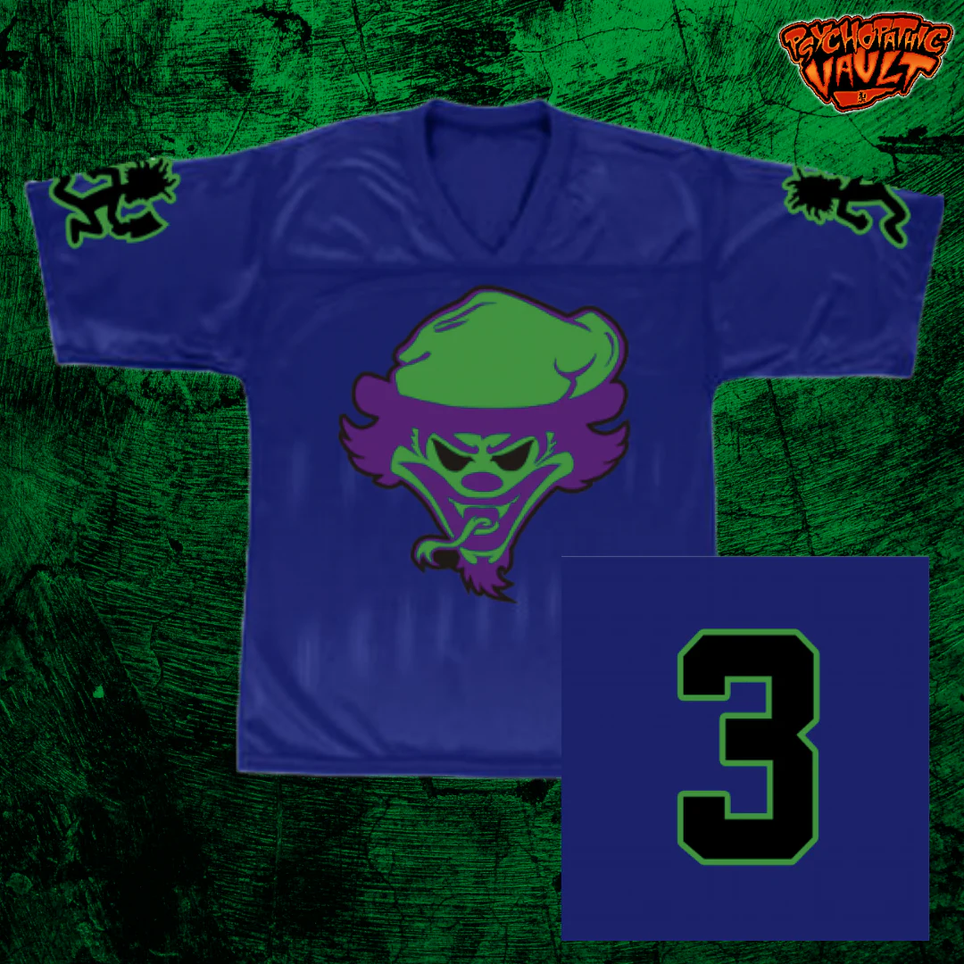 Purple Riddle Box Football Jersey
