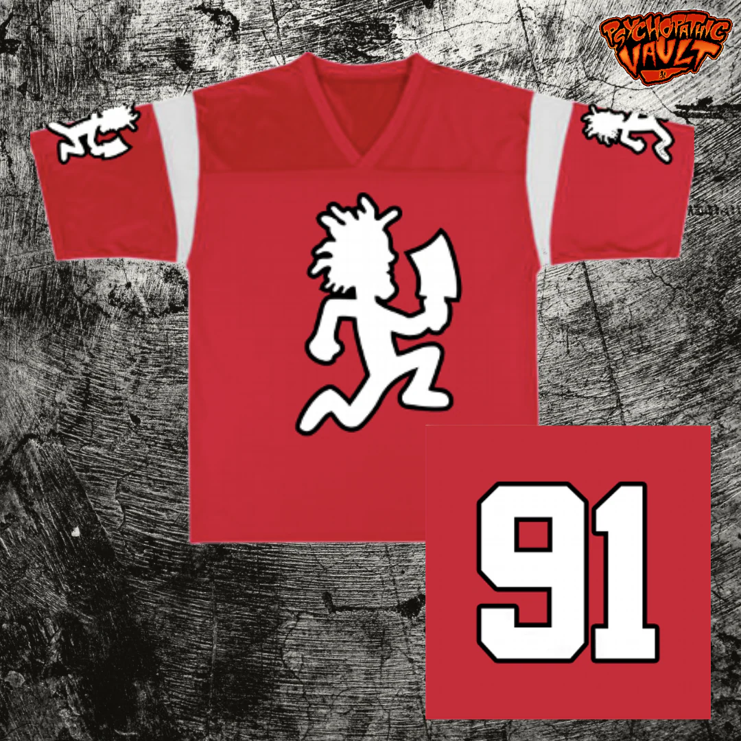 Red Hatchetman Football Jersey