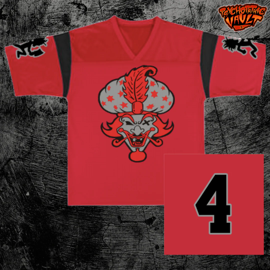 Red Milenko Football Jersey