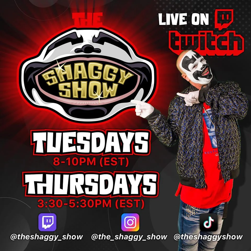 Shaggy Show Logo Black T-Shirt - Image 2