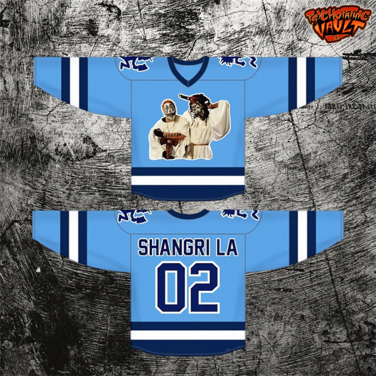 Shangri-La Era Black/Blue Hockey Jersey