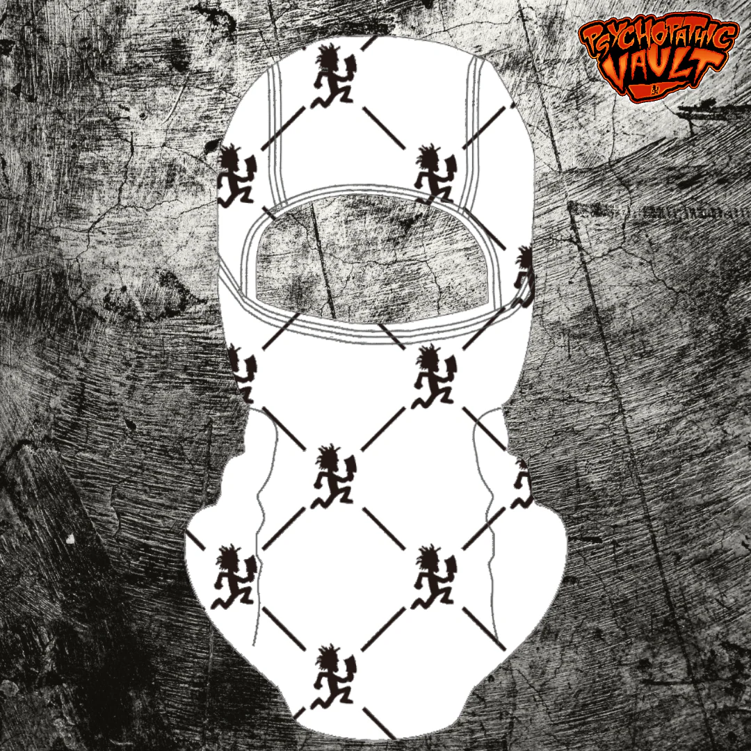 White/Black Hatchetman Balaclava Ninja Mask